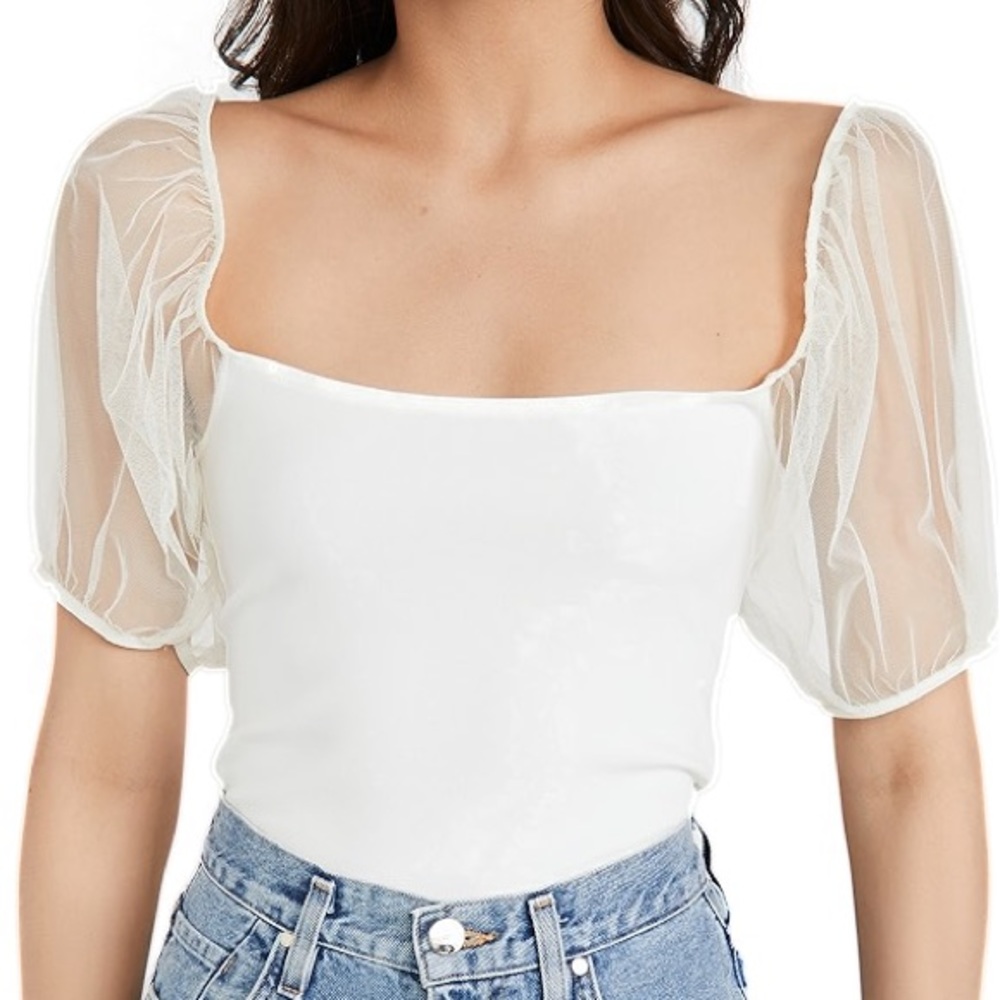Free People Puff Sleeve Cami